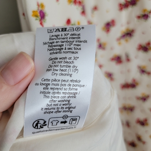 Sezane Salie Dress in Mindy Print size 38 NWT - Picture 9 of 11